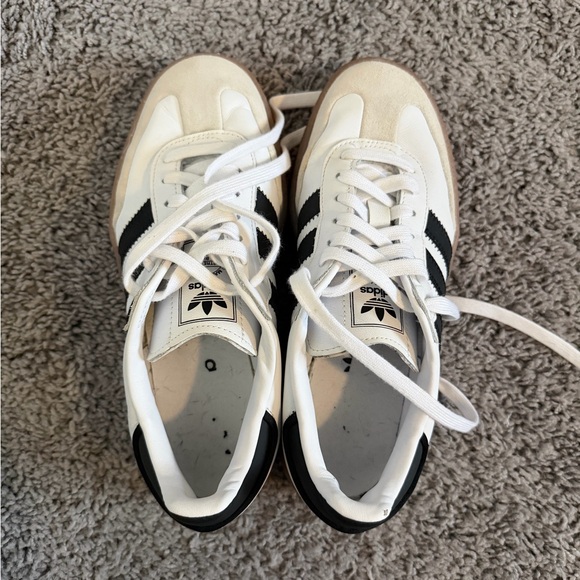 Adidas Sambae Women's White and Black Sneakers - Picture 6 of 7